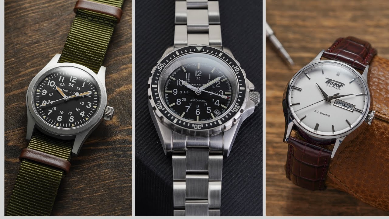 The BEST Swiss Watches Under $1,000 - 14 Watches from Tissot, Hamilton, Doxa, Marathon, and MORE