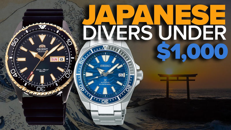 Japanese Diver Watches Under $1000 (Orient, Seiko, Citizen, Casio)