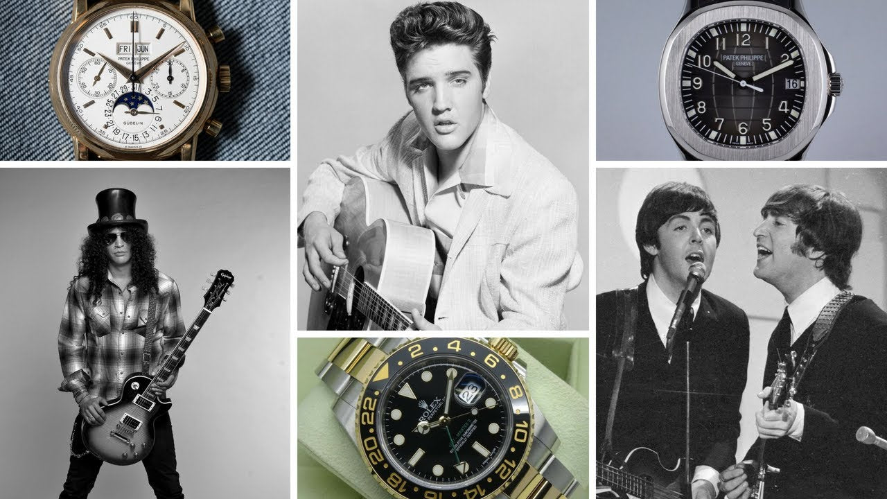 What Watches Famous Rockstars Wear | Elvis, The Beatles, Clapton, Slas