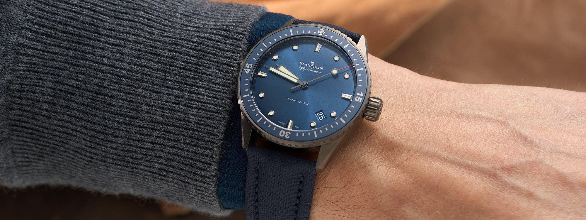Blancpain Fifty Fathoms Bathyscaphe Review: Utility Meets Horology |
Teddy Baldassarre