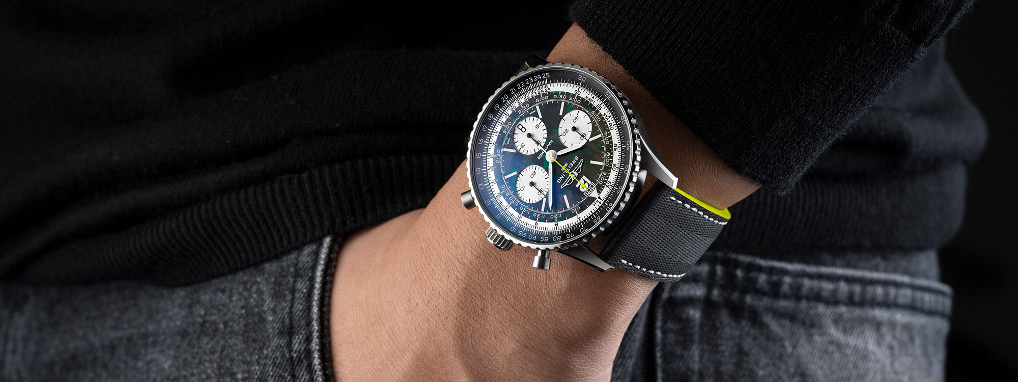 Breitling Launches First Titanium Navitimer in New Aston Martin Collab