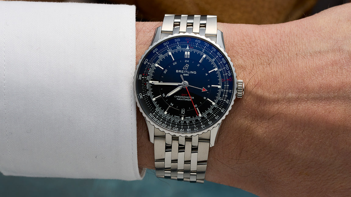 breitling navitimer automatic gmt