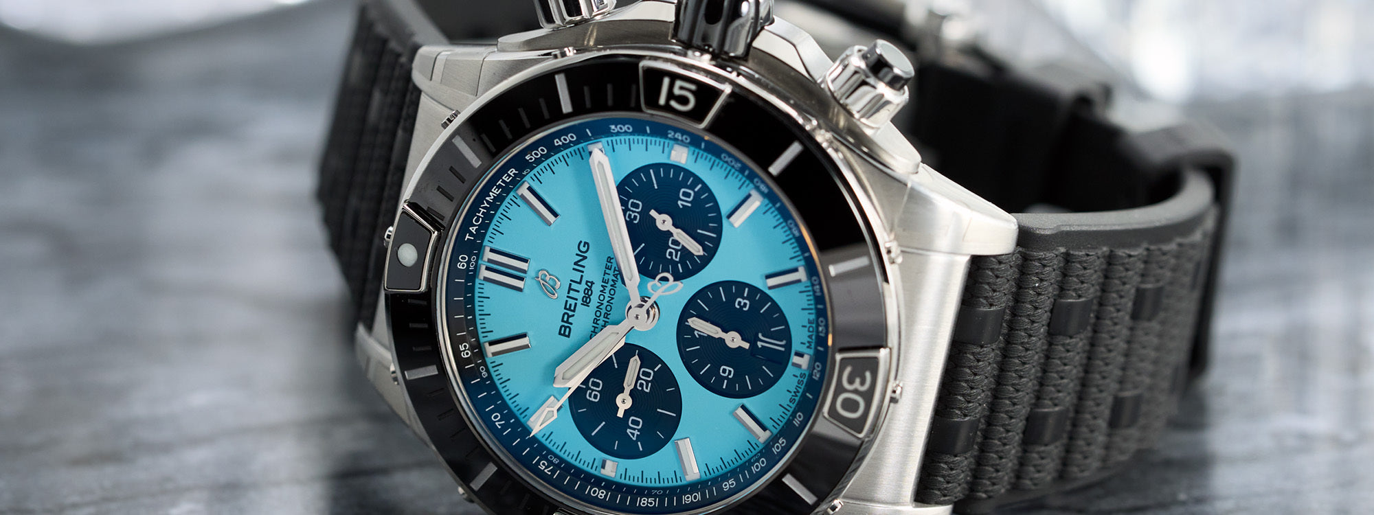 Breitling Targets the Tropics with Super Chronomat B01 44 and Chronomat 36 Caribbean Editions