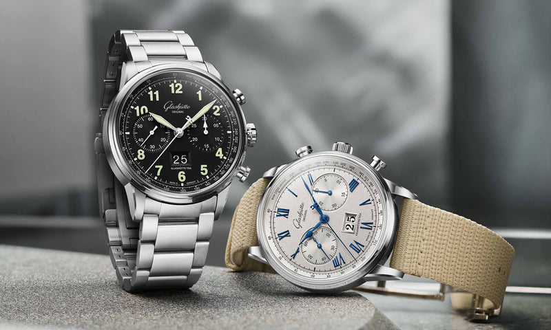 New Glashütte Original Senator Chronographs Celebrate Two Eras of German Watchmaking