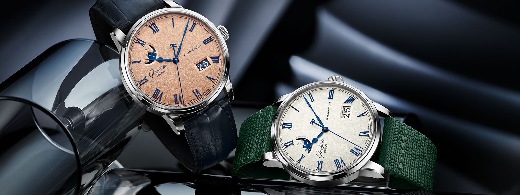 Glashütte Original Reveals New "Frosted" Dials for Senator Excellence 