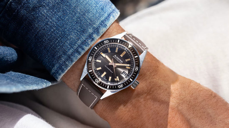 Blancpain Fifty Fathoms Bathyscaphe Marks 70 Years with 37mm Vintage Re-Edition