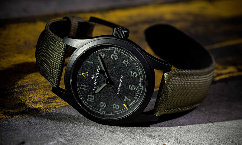 Hamilton Answers The Call Of Duty With Khaki Field Modern Warfare 4 Edition
