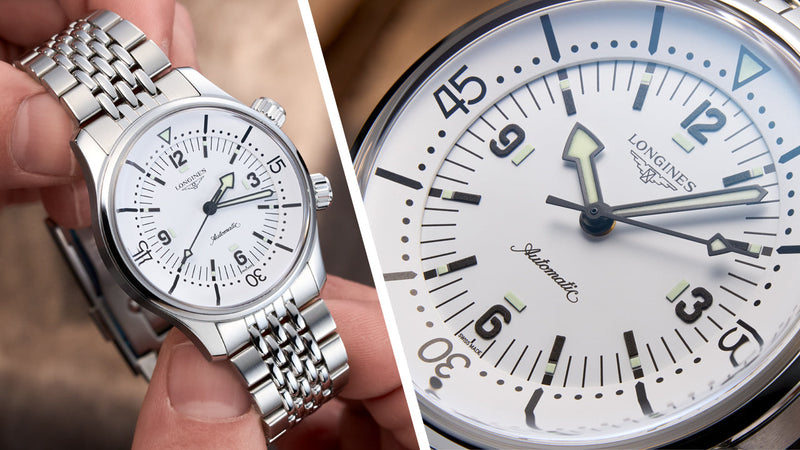 Longines' Iconic Dive Watch Gets a White Dial