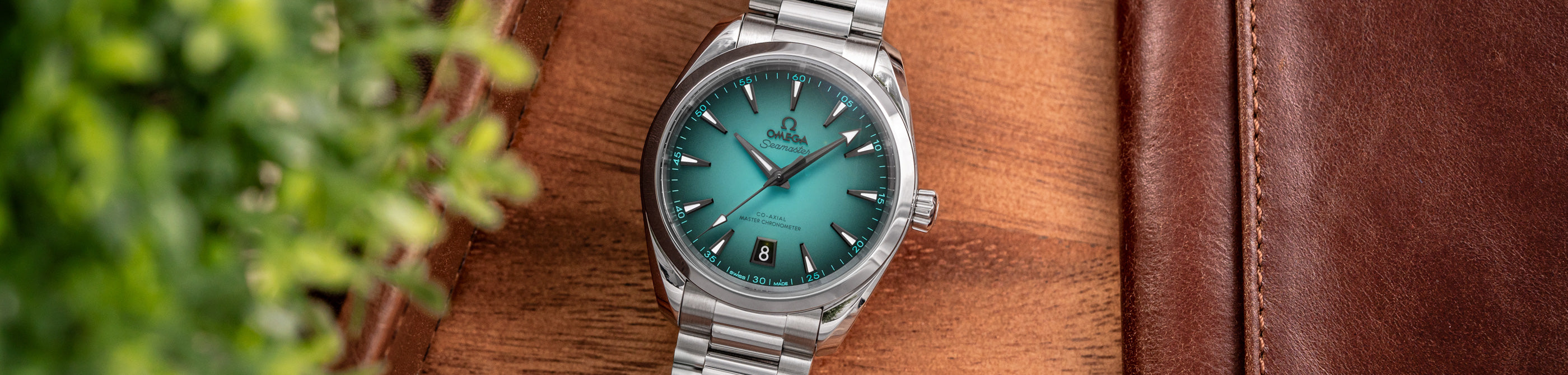 News: Omega Seamaster Aqua Terra Gets Turquoise Gradient Dial With Updated Bracelet