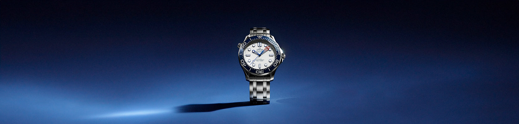 The New Blue-And-White Omega Seamaster Diver 300m For The 2024 America's Cup