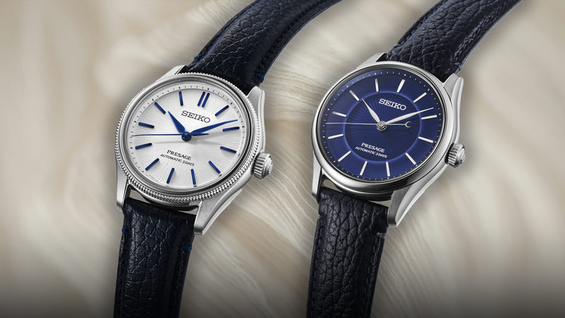 Seiko HCC004 and HCC007: Two 'Seiko Blue' 145th Anniversary Takes on the Presage Classic