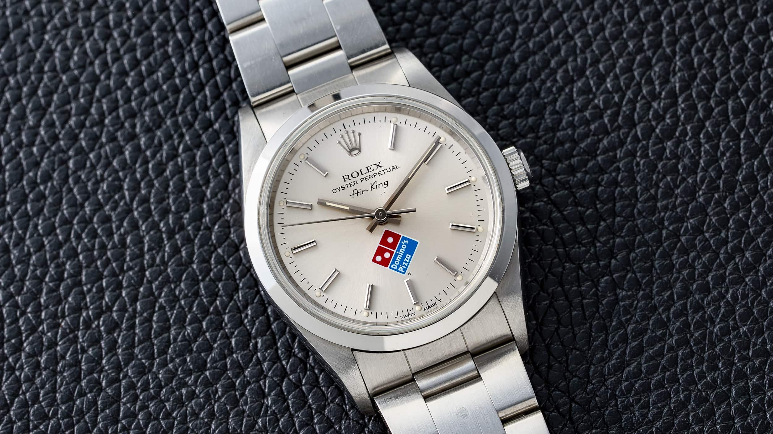 ROLEX エアキング Rolex Domino's Air-King Review: A Quirky Slice Of History | Teddy