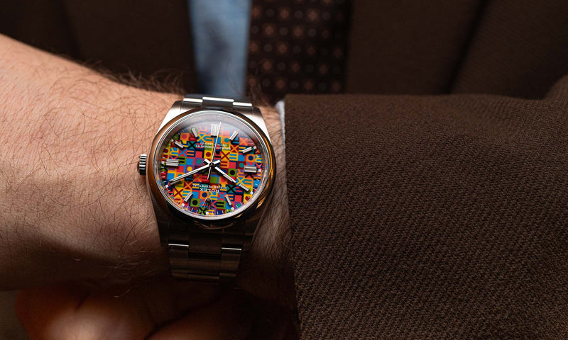 Rolex Oyster Perpetual Jubilee-Dial Edition: Hands On With The Multicolored Cult-Classic