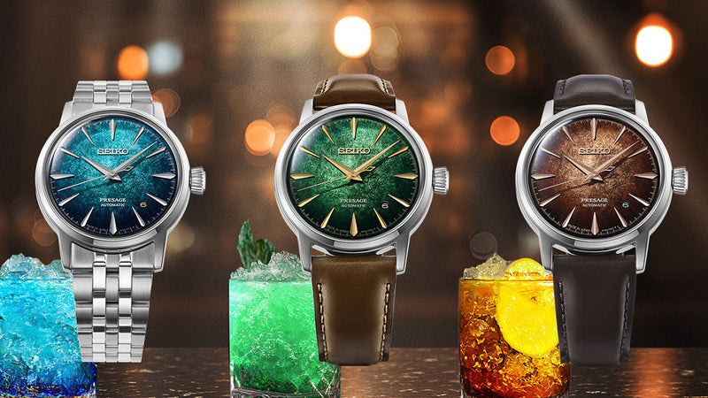 Seiko Raises the Bar With New Presage Cocktail Time "Crushed Ice" Dials