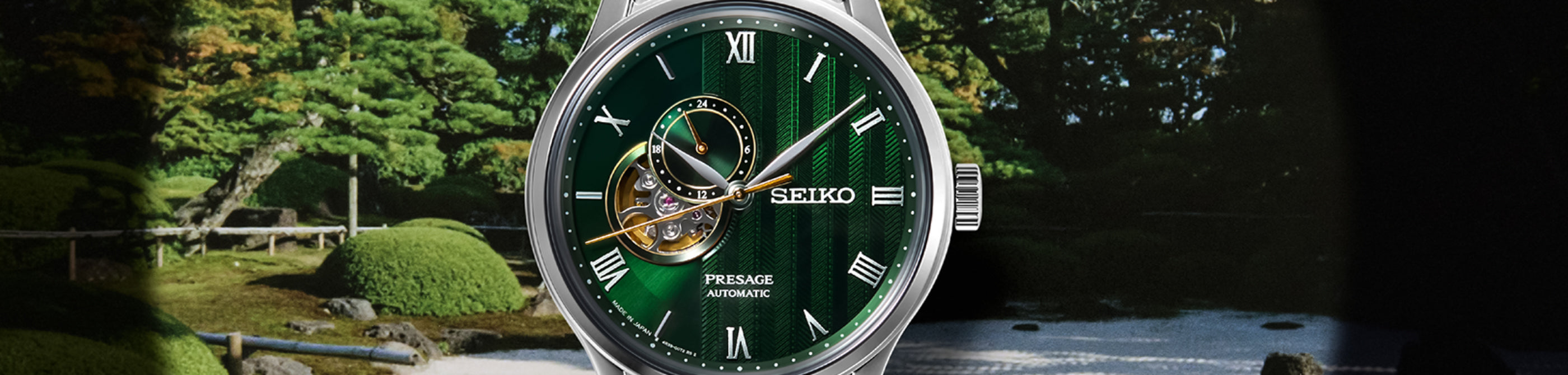 Seiko Finds Zen In New Presage 'Japanese Garden' Watches