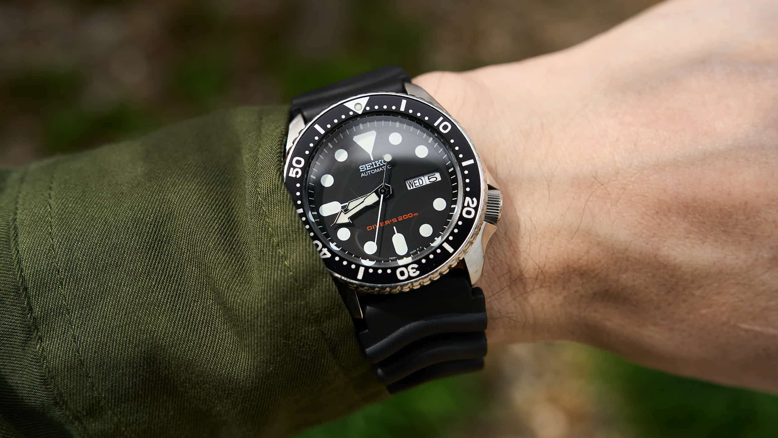 The Most Important Watches of the 1990s: SKX007 Seiko on wrist