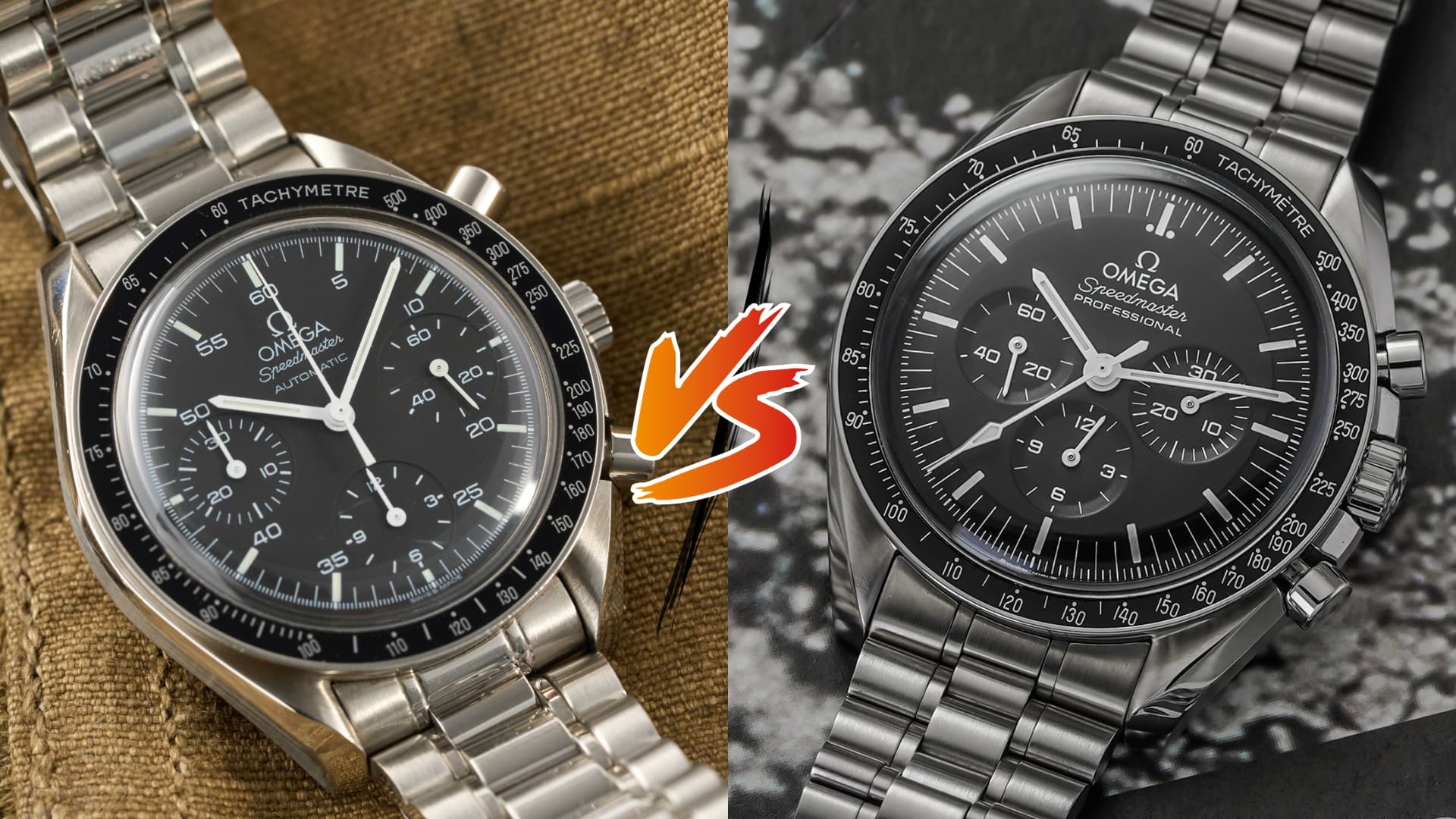 Speedmaster Reduced vs. Speedmaster Professional