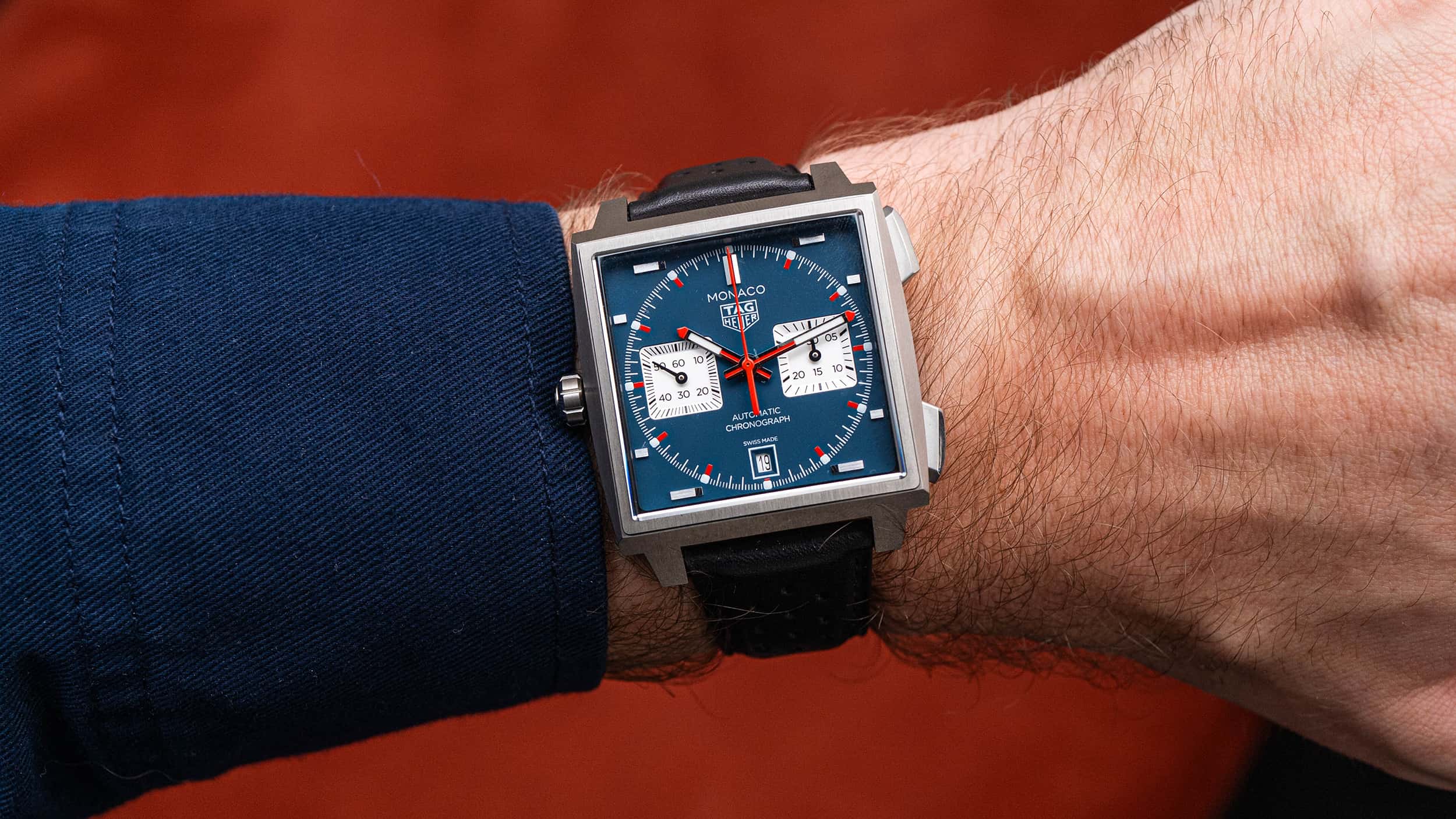 TAG Heuer Monaco: Titanium Wristshot