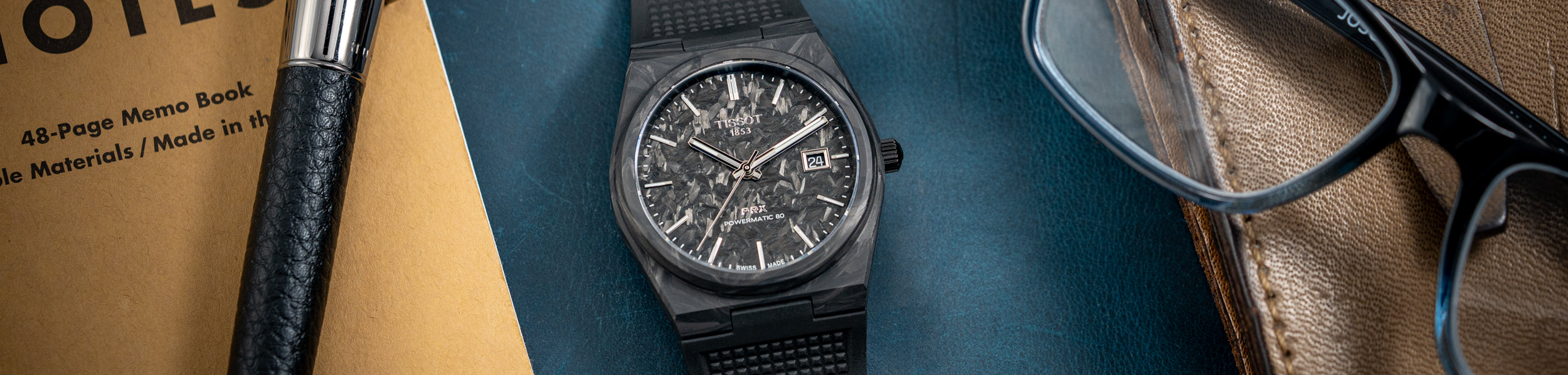 Hands-On With The Tissot PRX in Lightweight Forged Carbon