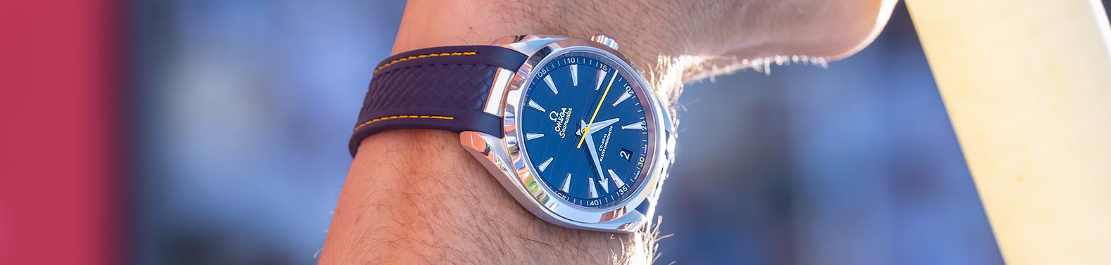 Omega Releases A Brand New Aqua Terra 150m Inspired By A World-Record Pole Vaulter