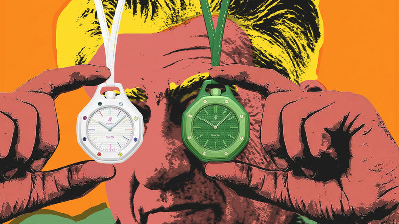 The AP X Swatch Royal Pop: The Royal Oak Gets Swatch-ified With Eight New Pocket Watches