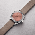 Big Crown Pointer Date 29mm - Pink on Leather Strap