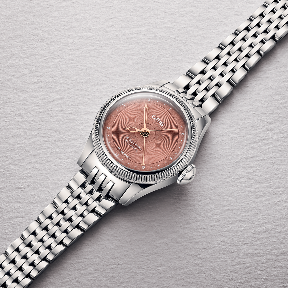 Big Crown Pointer Date 29mm - Pink on Bracelet
