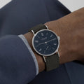 Tangente 38mm - Blue on Strap
