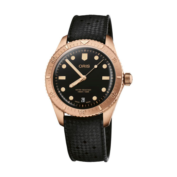 腕鎮 銅 Divers Sixty-Five 'Cotton Candy' Sepia Bronze 38mm - Black on