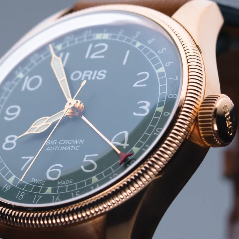 Big Crown Pointer Date 80th Anniversary Edition 40mm Green on