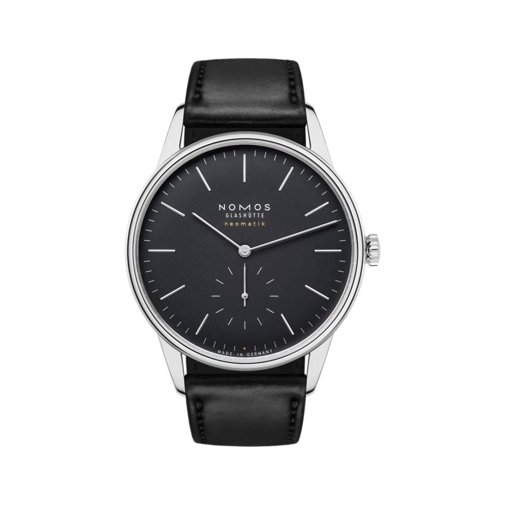 Orion Neomatik Sapphire Back 39mm - Black on Strap - Teddy Baldassarre