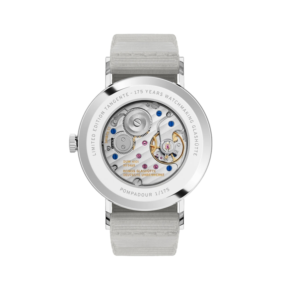 Tangente Datum Pompadour 38mm - Pink on Fabric Strap