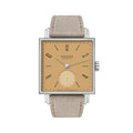 Tetra Ochra Sapphire Back 29.5mm - Ocher Yellow on Strap