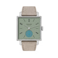 Tetra Salvia Sapphire Back 29.5mm - Sage Green on Strap