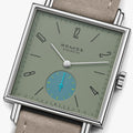 Tetra Salvia Sapphire Back 29.5mm - Sage Green on Strap