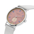 Tangente Datum Pompadour 38mm - Pink on Fabric Strap