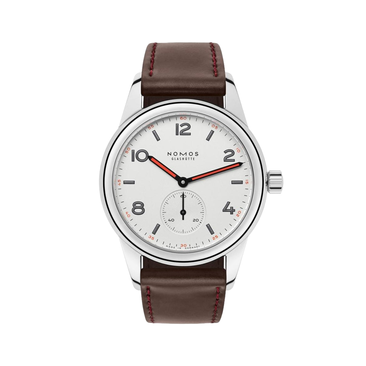 Club White Dial 36mm Sapphire Crystal Glass Back