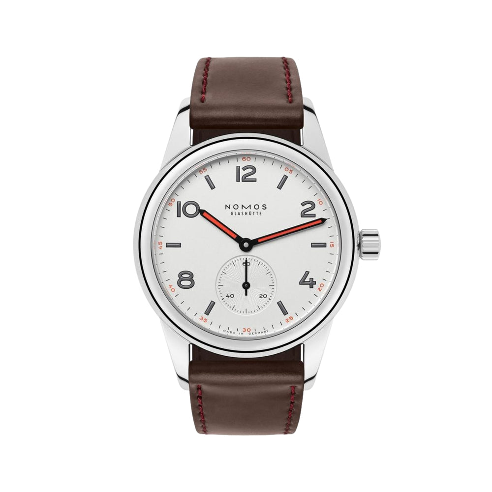 Club White Dial 36mm Sapphire Crystal Glass Back