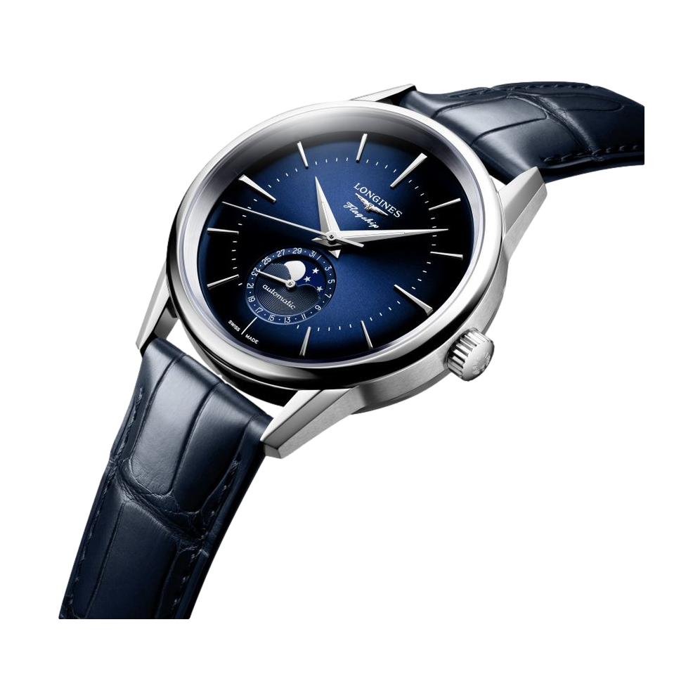 Flagship Heritage Moonphase Sunray Blue