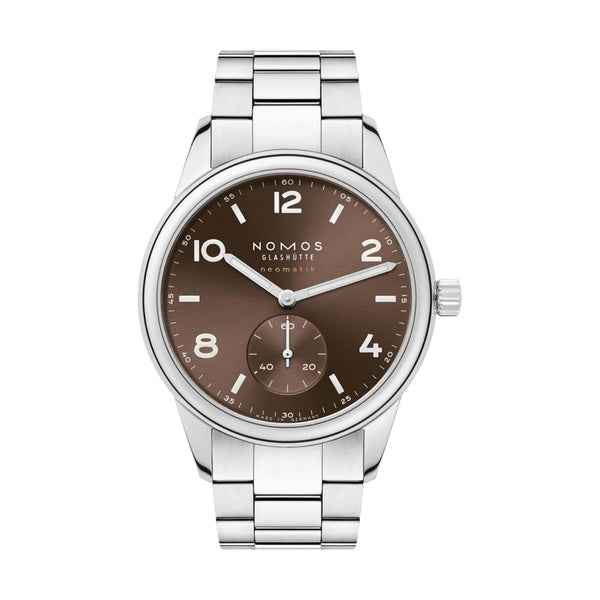 Club Sport Neomatik Tabac 39mm - Brown on Bracelet | Teddy Baldassarre
