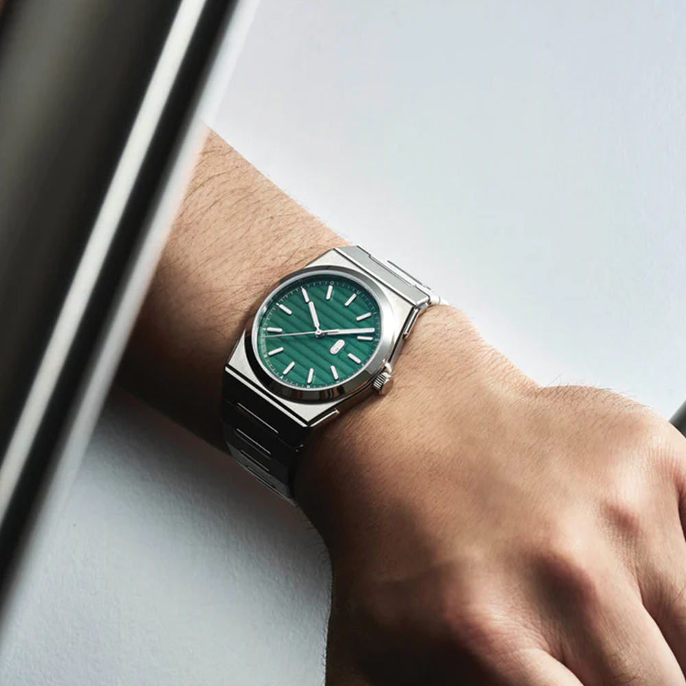 Louis Erard 2340 40mm - Forest Green on Bracelet