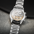 Senator Chronograph Navigator 41mm - Black Lacquer on Bracelet