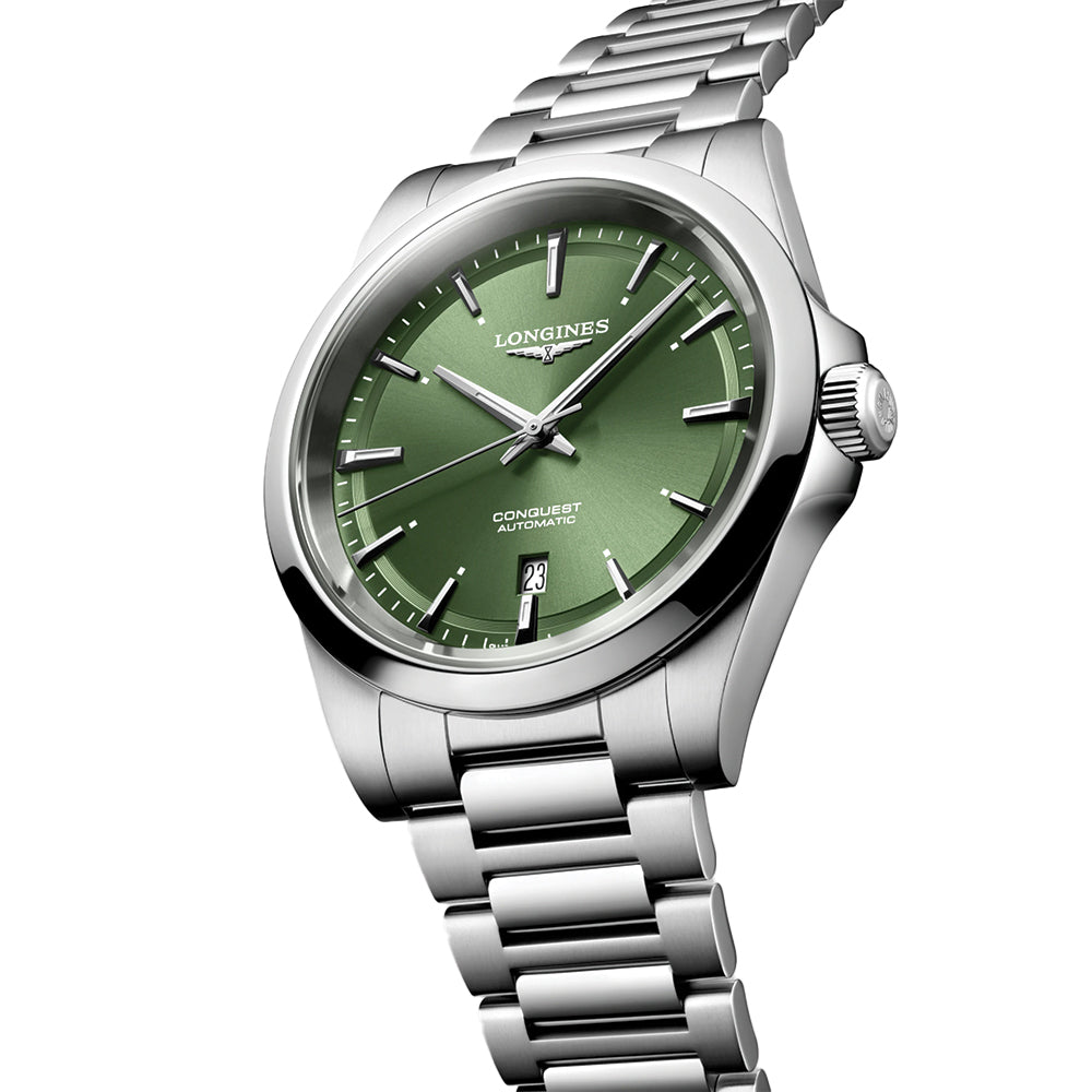 Conquest 41mm - Sunray Green on Bracelet