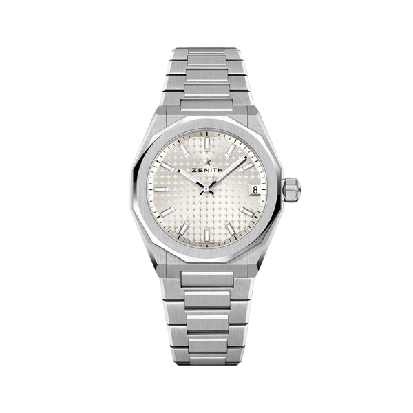 BRILL ダイバーSK BR235020ER サイズ36 ホワイト　 M528 Defy Skyline 36mm - White-Toned on Bracelet w/ Extra Rubber Strap