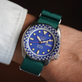 SRPM19 5 Sports Rowing Blazers x Wind Vintage Limited Edition 42mm - Blue on Bracelet w/ Additional Fabric Strap
