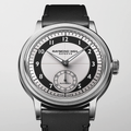 Millesime Small Seconds Tuxedo Dial 39mm - White on Leather Strap