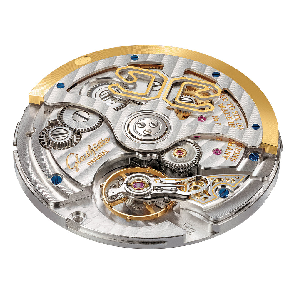 Senator Meissen Limited Edition Red Gold 40mm - White on Leather Strap