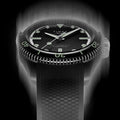 Atelier Marine M1a 41mm - Black on Rubber Strap