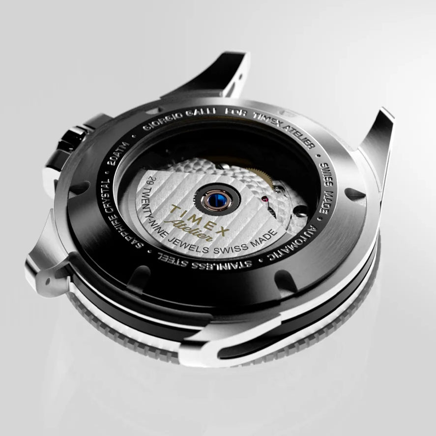 Atelier Marine M1a 41mm - Black on Rubber Strap