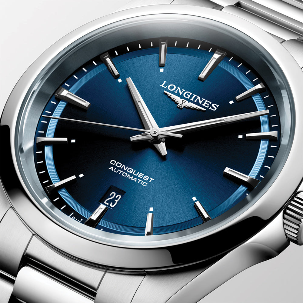Conquest 41mm - Sunray Blue on Bracelet
